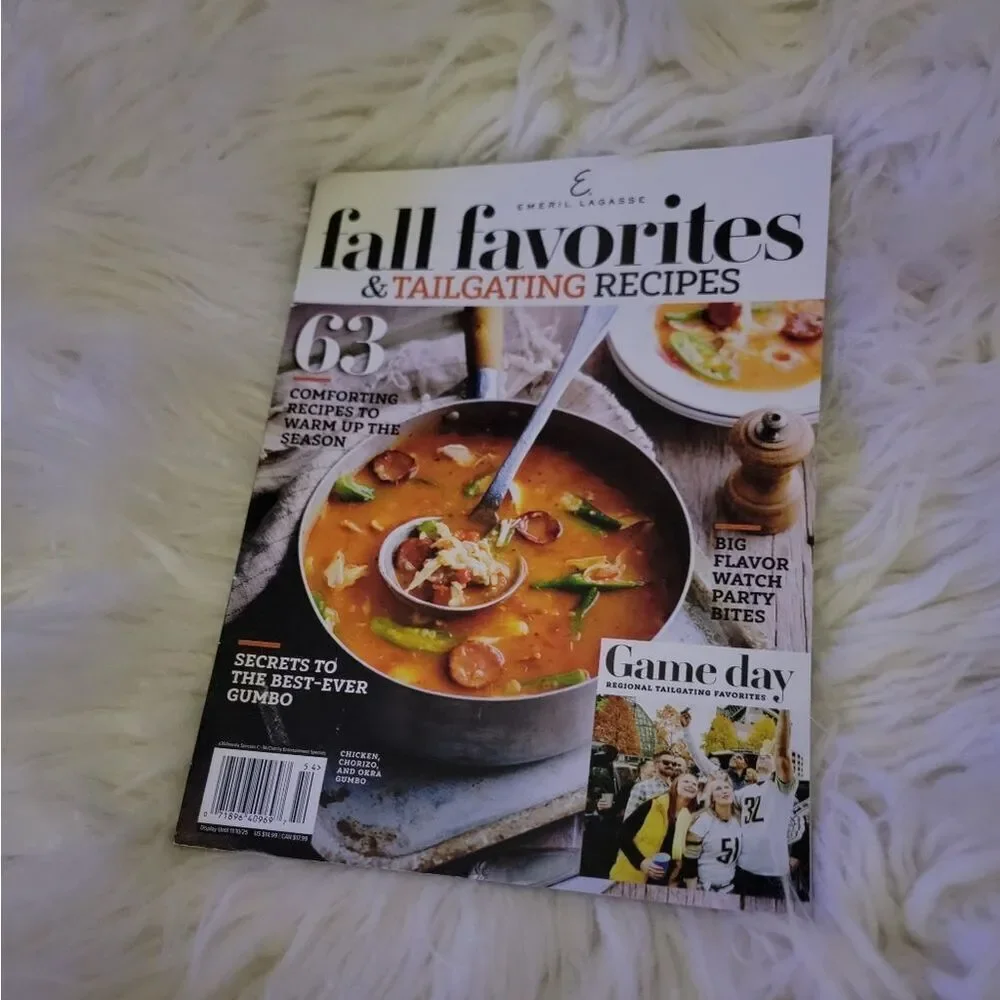 🆕️🍲EMERIL LAGASSE MAGAZINE 2025 FALL FAVORITES & TAILGATE RECIPES